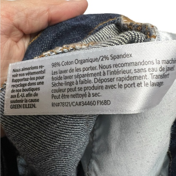 Eileen Fisher denim jeanss women’s size 6 excellentt condition softly worn in - Picture 5 of 5